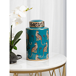 Ваза фарфоровая с крышкой Leopard Ccollection варинант исполнения - 3 | Loft Concept в Перми