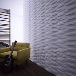 Гипсовая 3D Панель M-29 варинант исполнения - 2 | Loft Concept в Перми