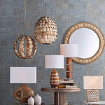 Люстра в форме шара с декором из круглых декоративных элементов Texture Discs варинант исполнения - 4 | Loft Concept в Перми