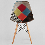 Стул с обивкой в технике пэчворк DSW варинант исполнения - 4 | Loft Concept в Перми