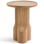 Приставной столик из массива дерева Walnut Triple варинант исполнения - 4 | Loft Concept в Перми