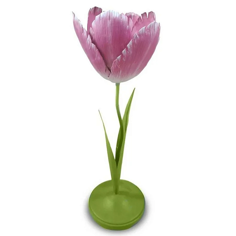 Подсвечник Candleholder Tulip Fancy Зеленый Розовый в Перми | Loft Concept 