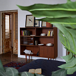 Стеллаж Retro Brown Rack варинант исполнения - 2 | Loft Concept в Перми