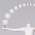 Торшер черно-белая статуэтка Девушка Girl Carries Light Balls варинант исполнения - 3 | Loft Concept в Перми