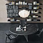 Обеденный стол круглый с фигурными ножками Arc варинант исполнения - 1 | Loft Concept в Перми