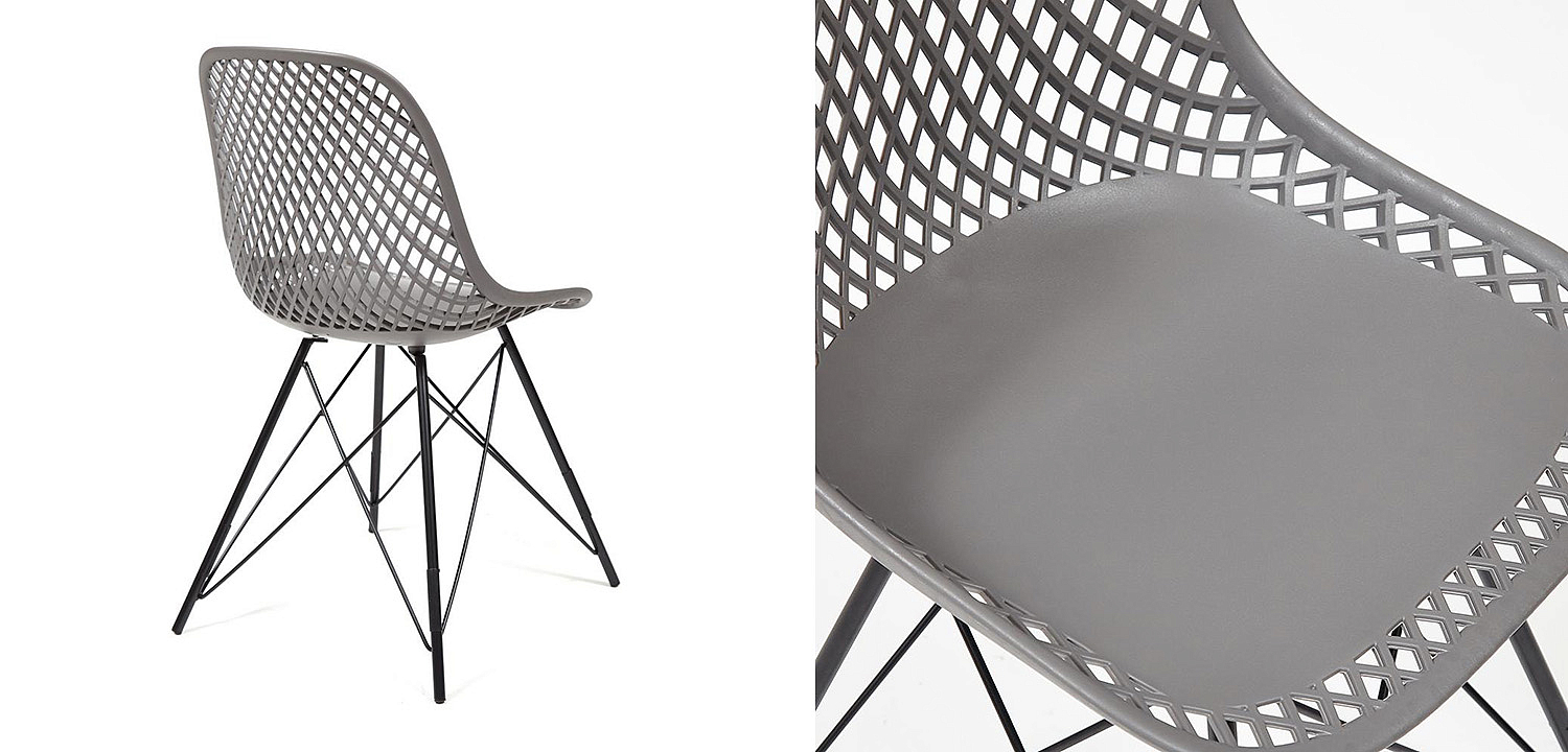 Стул DSR mesh gray Стул DSR mesh gray - Loft-Concept в Перми