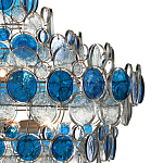 Люстра с каскадом из круглых декоративных элементов Harmony of Light варинант исполнения - 1 | Loft Concept в Перми