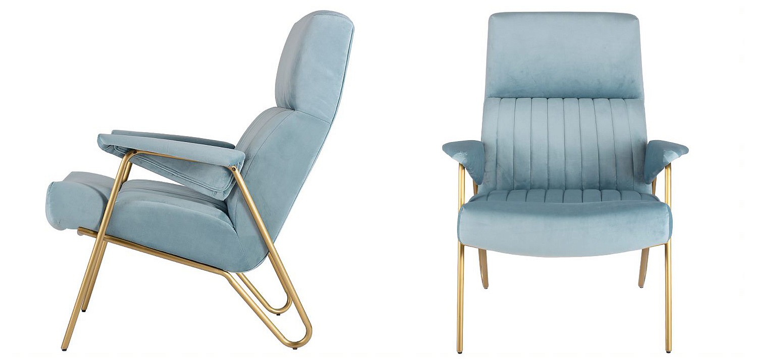 Кресло Solonar light blue Кресло Solonar light blue - Loft-Concept в Перми