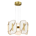 Люстра с мраморными вставками Marble Plates варинант исполнения - 2 | Loft Concept в Перми