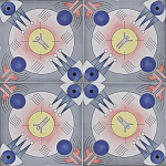 Плитка дизайнерская с узором Элемент варинант исполнения - 3 | Loft Concept в Перми