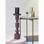 Подсвечник фигурный сливовый Bright Accent 35 см варинант исполнения - 4 | Loft Concept в Перми