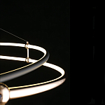 Люстра подвесная светодиодная Dаiana круглая варинант исполнения - 4 | Loft Concept в Перми