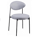 Стул металлический с мягкой спинкой и сиденьем Alfie Chair варинант исполнения - 3 | Loft Concept в Перми