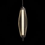 Люстра круглая каскадня с 5-ю плафонами из металлической сетки Mesh Lampshade Lighting варинант исполнения - 5 | Loft Concept в Перми