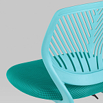 Яркий компьютерный стул Tropica Turquoise варинант исполнения - 6 | Loft Concept в Перми