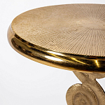 Кофейный стол из металла с круглой столешницей Table Gold Metal варинант исполнения - 2 | Loft Concept в Перми