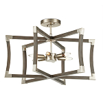 Подвесной светильник в форме фонаря серый Gray Eco Lantern варинант исполнения - 2 | Loft Concept в Перми