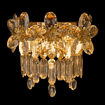 Бра с декоративными элементами в виде крупных хрустальных цветов Palace Gardens варинант исполнения - 2 | Loft Concept в Перми