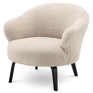 Кресло Eichholtz Chair Moretti Бежевый Черный