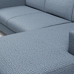 Мебельная ткань Шенилл голубой цвет 142 см T4-49 варинант исполнения - 8 | Loft Concept в Перми