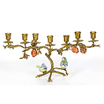 Бронзовый подсвечник на 7 свечей Eden Garden варинант исполнения - 4 | Loft Concept в Перми