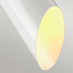 Подвесной светильник белого цвета с вытянутым цилиндрическим плафоном с косым срезом Elstead Lighting варинант исполнения - 5 | Loft Concept в Перми