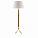 Торшер на изогнутых ножках с конусовидным тканевым абажуром Rotation варинант исполнения - 2 | Loft Concept в Перми