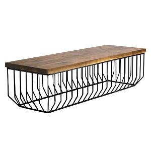 Банкетка-столик Reza Feiz Wired Bench