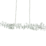 Линейная люстра White Eucalyptus Branches Lighting Chandelier варинант исполнения - 1 | Loft Concept в Перми