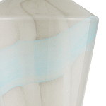 Настольная лампа стеклянная с тканевым абажуром Edges варинант исполнения - 1 | Loft Concept в Перми