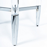 Приставной столик со стеклянной столешницей Deimos варинант исполнения - 5 | Loft Concept в Перми