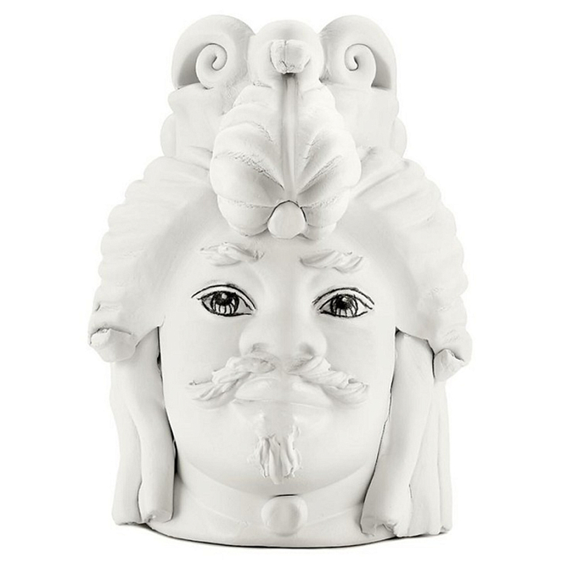 Ваза Vase Moro Man Small White Matt Белый Ваза Vase Moro Man Small White Matt Белый в Перми | Loft Concept