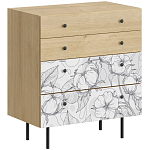 Комод с принтом на ящиках Elise Chest of Drawers варинант исполнения - 14 | Loft Concept в Перми