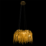 Люстра подвесная круглая с изогнутыми металлическими дугами и ниспадающими цепочками 65 см Atlantis Chain варинант исполнения - 5 | Loft Concept в Перми