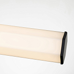 Бра для ванных комнат горизонтальное с длинным белым матовым плафоном в форме шестиугольника на круглом основании Hinkley варинант исполнения - 3 | Loft Concept в Перми