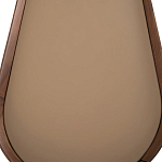 Комод округлой формы с тремя ящиками Walnut and Leather варинант исполнения - 5 | Loft Concept в Перми