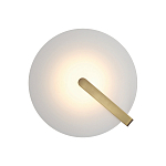 Потолочный светильник в форме плоского диска из белого матового стекла Eurofase варинант исполнения - 2 | Loft Concept в Перми