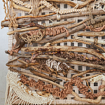 Большая Абстрактное Панно из веток и нитей Dryad Wall Art варинант исполнения - 5 | Loft Concept в Перми