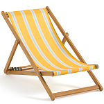 Шезлонг из акации и ткани Argentina варинант исполнения - 3 | Loft Concept в Перми