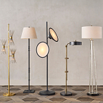 Торшер с абажурами из тонких металлических палочек Wild Thorns варинант исполнения - 3 | Loft Concept в Перми