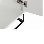 Стеллаж книжный белый с 3-мя открытыми полками и дверкой Strict Lines варинант исполнения - 4 | Loft Concept в Перми