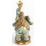 Фарфоровый подсвечник Слон с эмоцией Fluens варинант исполнения - 5 | Loft Concept в Перми