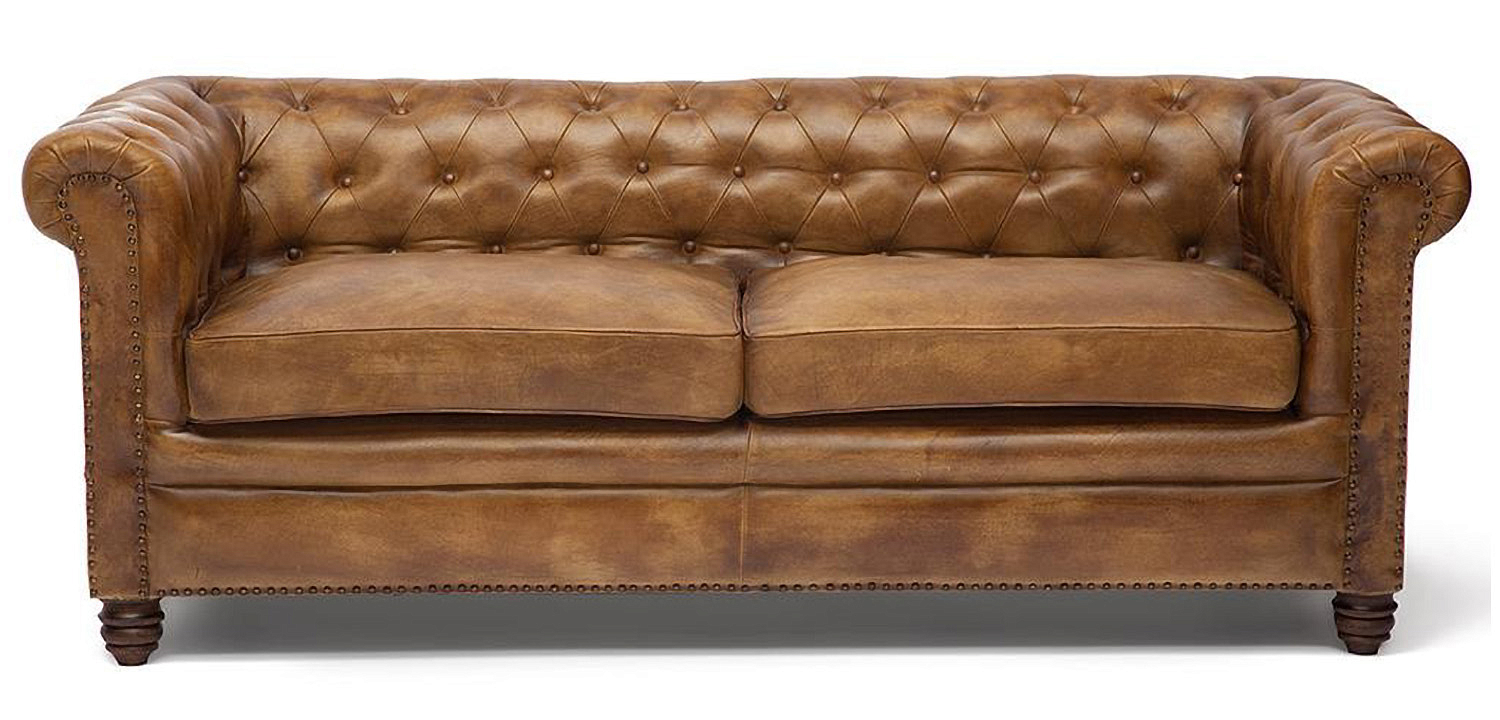 Диван кожаный Buffalo Leather Sofa Triple Диван кожаный Buffalo Leather Sofa Triple - Loft-Concept в Перми