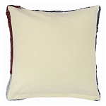 Чехол на подушку с рисунком серо-синего цвета Elan Textured варинант исполнения - 2 | Loft Concept в Перми