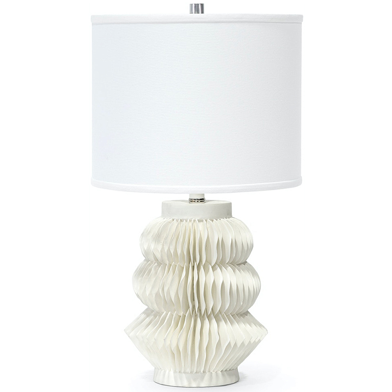 Настольная лампа White Bionic Petals Lane Table Lamp Белый в Перми | Loft Concept 