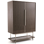 Платяной шкаф из серого дуба Sawada Gray Oak Wardrobe варинант исполнения - 1 | Loft Concept в Перми