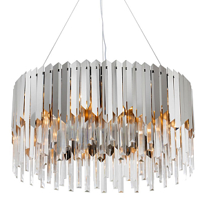 Круглая многоярусная люстра Iroh Future Хром