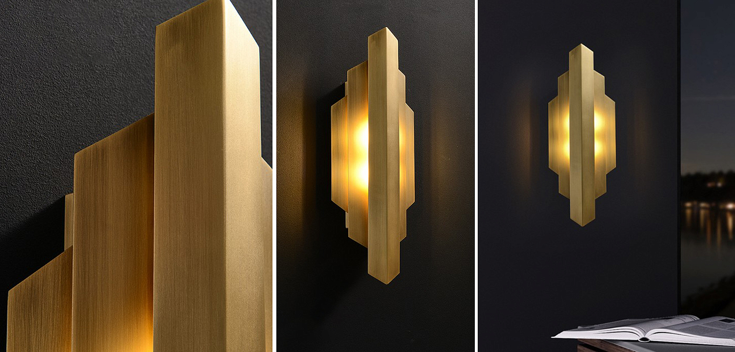 Бра Deco Sconce Vertical Geometric Modern Studio Endo Бра Deco Sconce Vertical Geometric Modern Studio Endo - Loft-Concept в Перми
