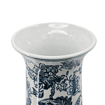 Ваза с классическим узором шинуазри синего цвета Blue & White Ornament  варинант исполнения - 2 | Loft Concept в Перми