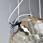 Люстра каскадная с 9-ю разноцветными стеклянными плафонами Kaleido варинант исполнения - 8 | Loft Concept в Перми